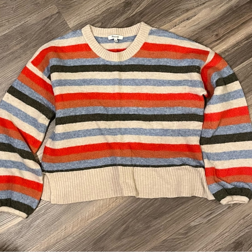 MADEWELL Colored Stripes Sweater